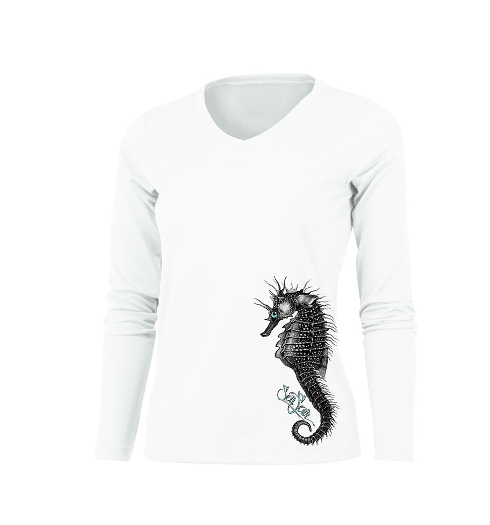 Seahorse V-Neck Performance Tee