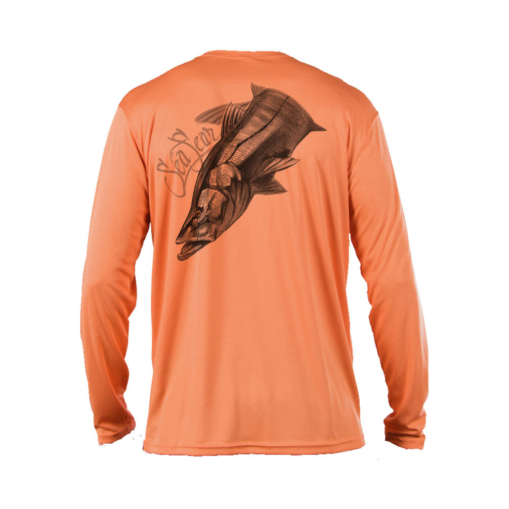 Snook Large Long Sleeve Performance Tee
