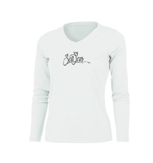 Snook Large Long Sleeve V-Neck Performance Tee