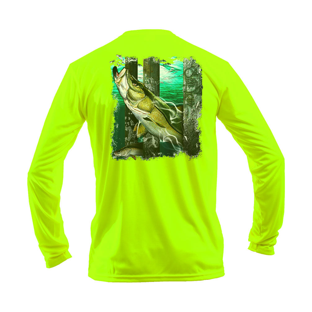 Snook Shirt | Snook Fishing T-Shirt | Waxhead Khaki / 2XL