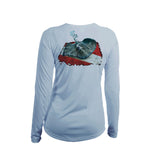 Stingray Dive Flag V-Neck Performance Tee