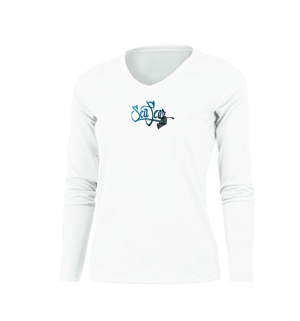 Stingray Dive Flag V-Neck Performance Tee