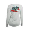 Stingray Dive Flag V-Neck Performance Tee