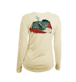 Stingray Dive Flag V-Neck Performance Tee