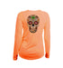 Sugar Skull V-Neck Performance Tee