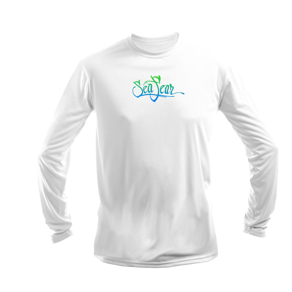 Sugar Skull Long Sleeve Performance Tee – front view – Sea Fear UPF 50+ apparel