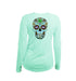 Sugar Skull V-Neck Performance Tee