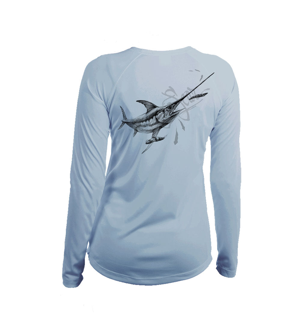 Swordfish V-Neck Performance Tee