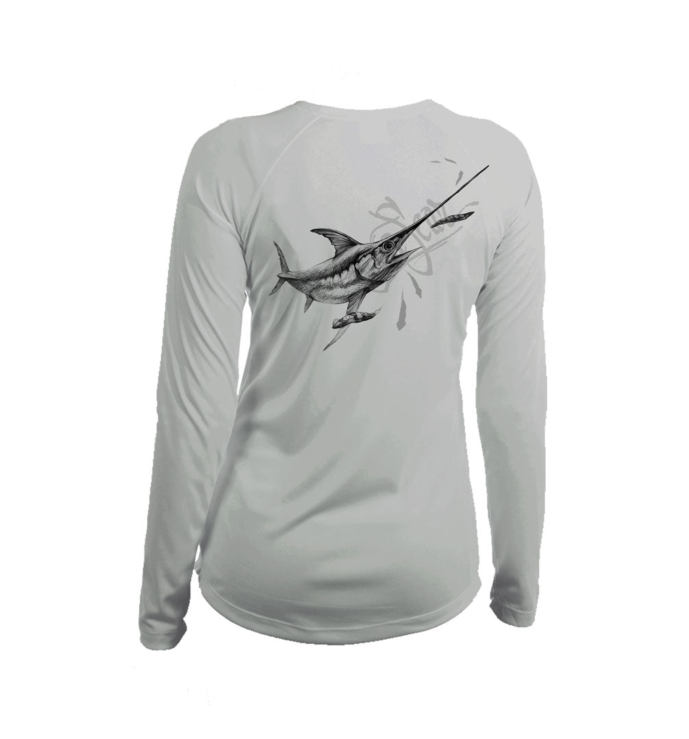 Swordfish V-Neck Performance Tee