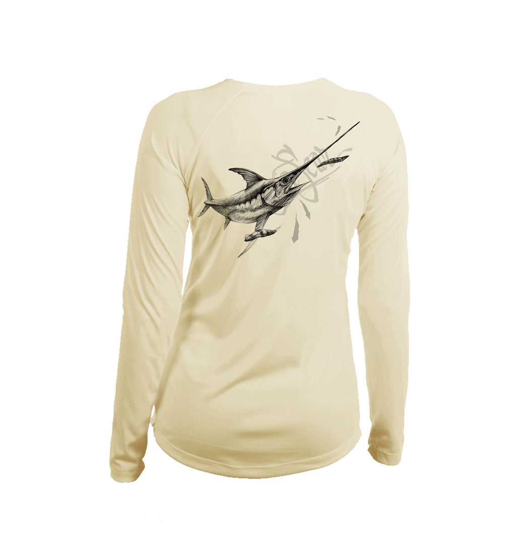 Swordfish V-Neck Performance Tee