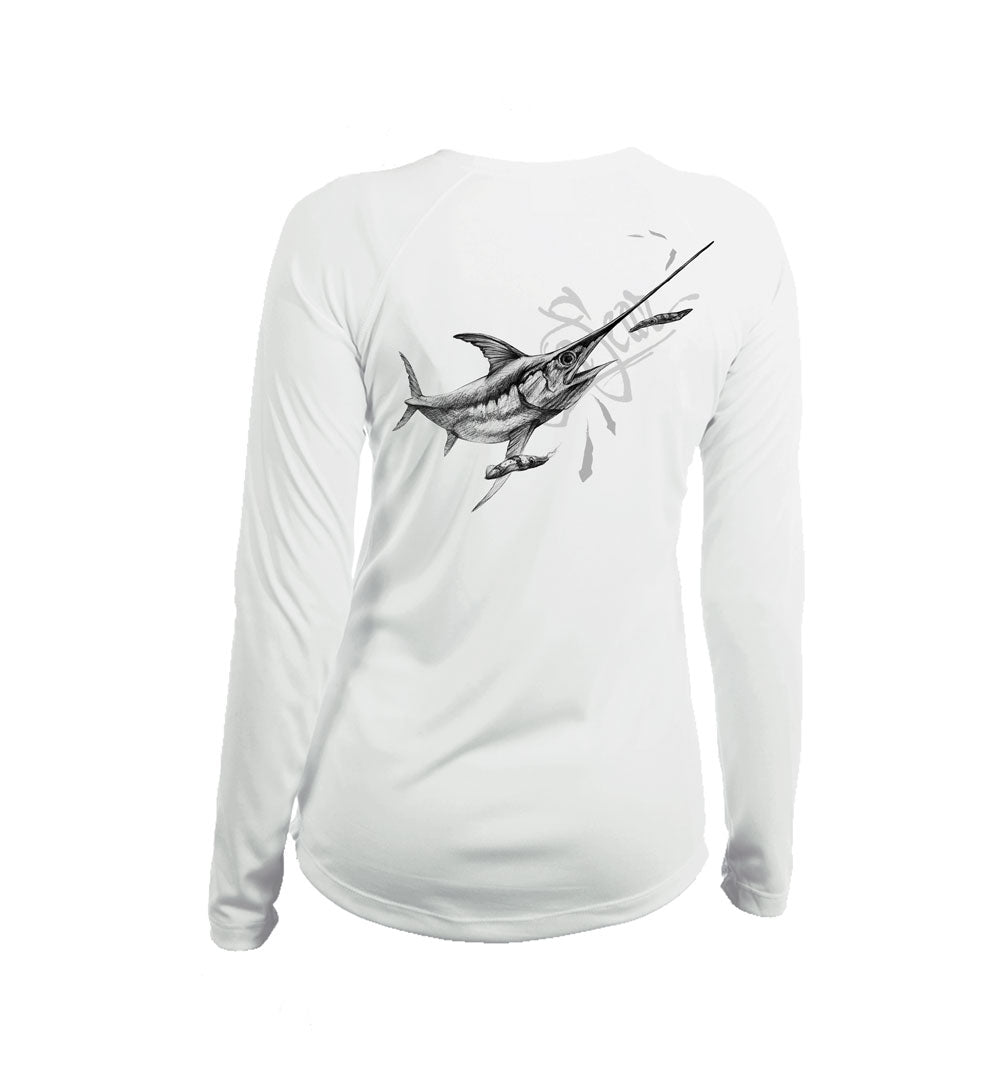 Swordfish V-Neck Performance Tee