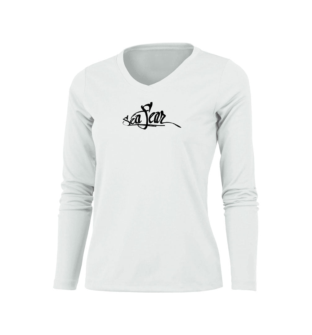 Tailing Redfish V-Neck Performance Tee