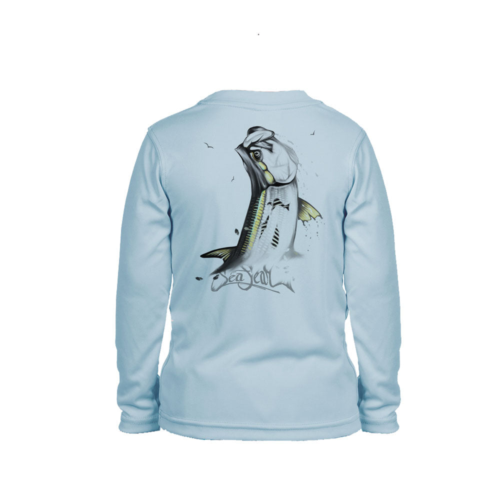 Tarpon Gold Long Sleeve Toddler Performance Tee