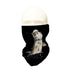 Sea Fear Tarpon Gold Multi-Wear Sun Gaiter in black, UPF 50+ sun protection neck gaiter