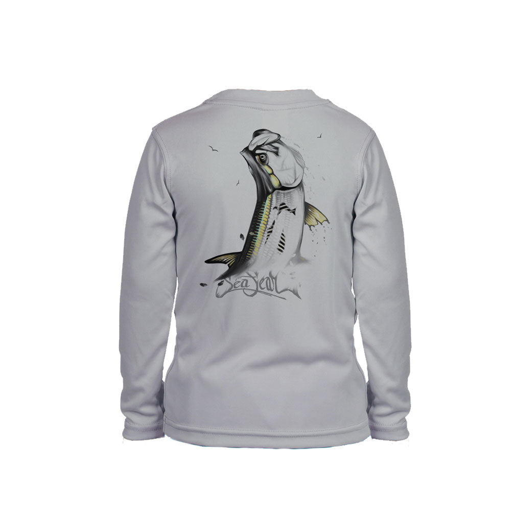Tarpon Gold Long Sleeve Toddler Performance Tee