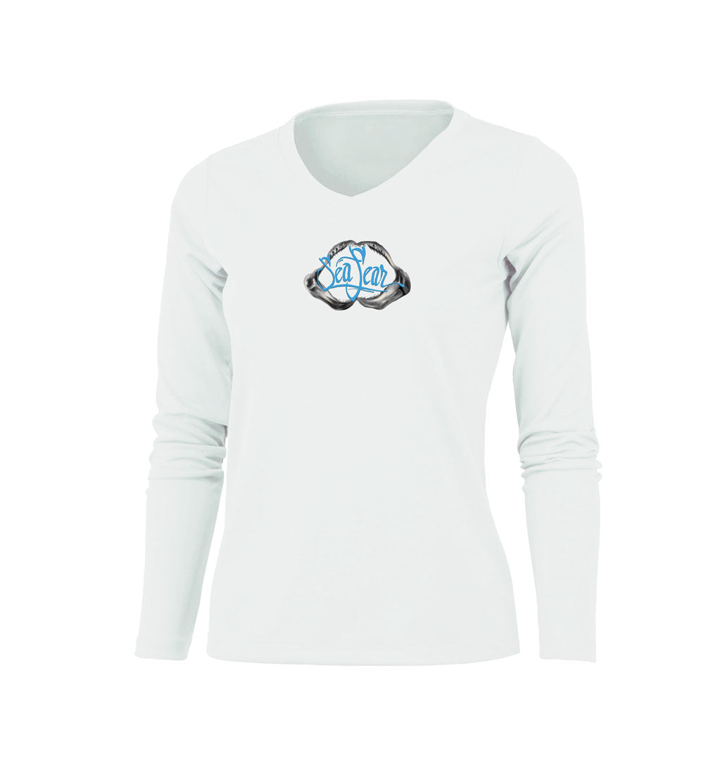Tiger Shark V-Neck Performance Tee