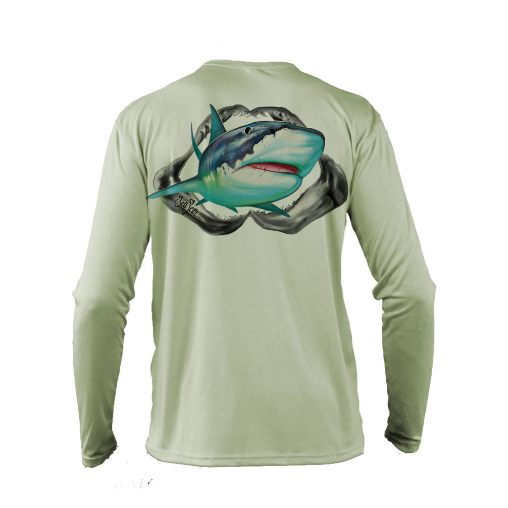 Tiger Shark Long Sleeve Performance Tee
