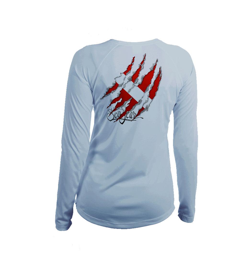 Torn Dive Flag V-Neck Performance Tee