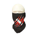 Sea Fear Torn Flag Multi-Wear Sun Gaiter in black, UPF 50+ sun protection neck gaiter