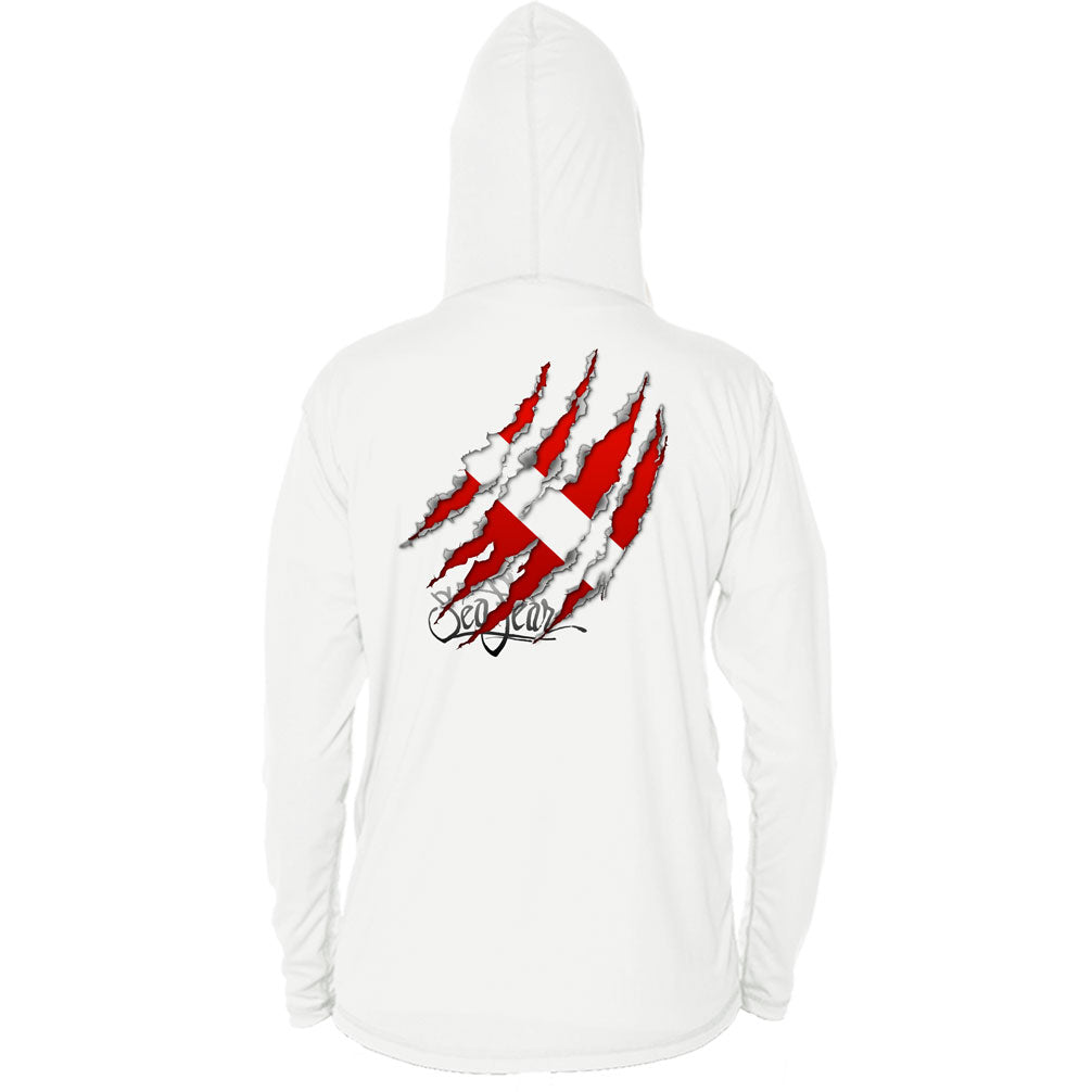 Torn Flag Long Sleeve Performance Hoody