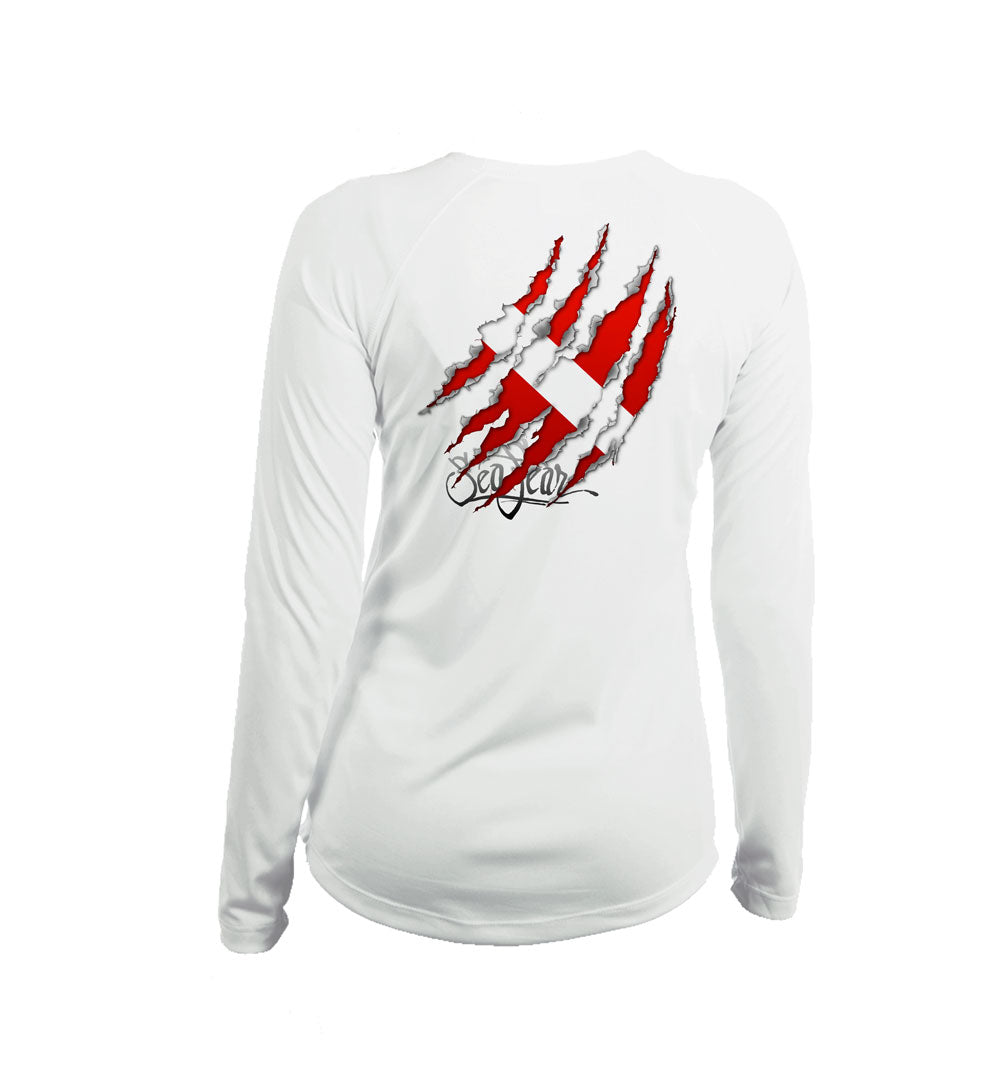 Torn Dive Flag V-Neck Performance Tee