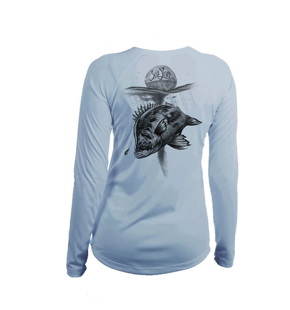 Triple Tail Long Sleeve V-Neck Performance Tee