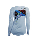 Tuna Dive Flag V-Neck Performance Tee