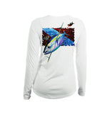 Tuna Dive Flag V-Neck Performance Tee