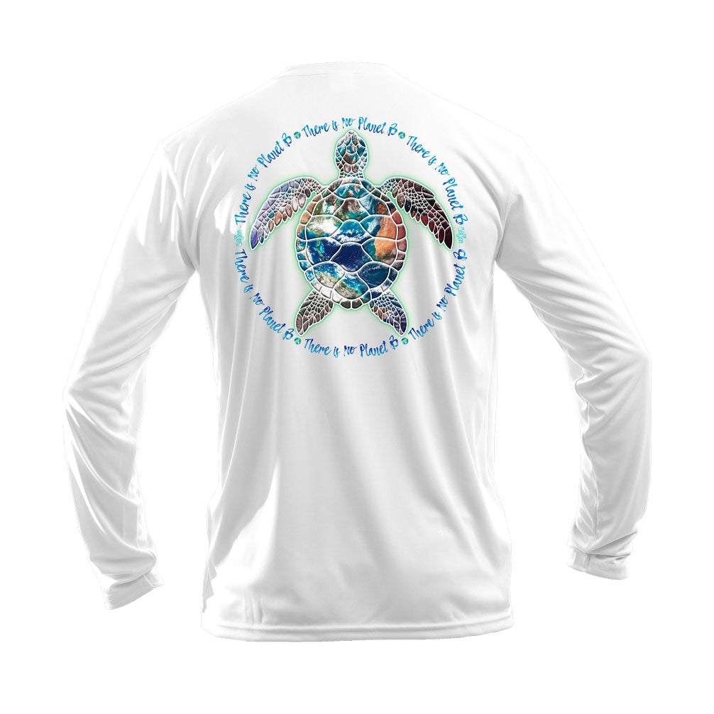 Turtle Planet B Long Sleeve Performance Tee