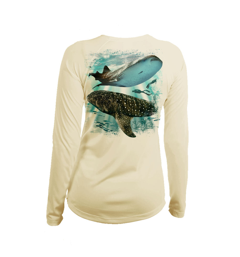 Whale Shark V-Neck Performance Tee
