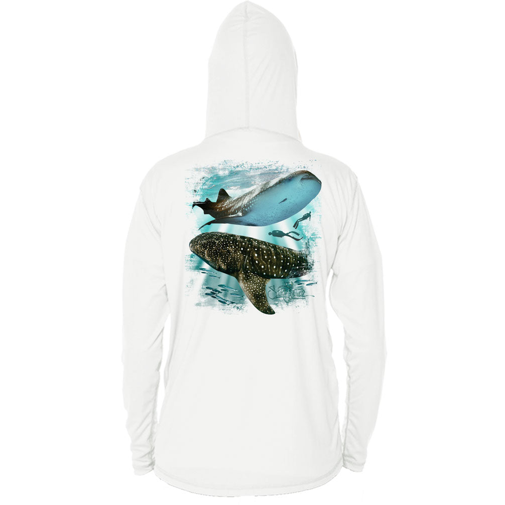 Whale Shark Long Sleeve Performance Hoody