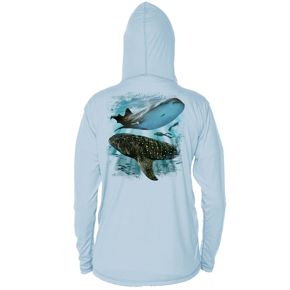 Whale Shark Long Sleeve Performance Hoody