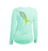 Yellowtail Long Sleeve V-Neck Performance Tee in Sea Grass – Sea Fear UPF 50+ apparel