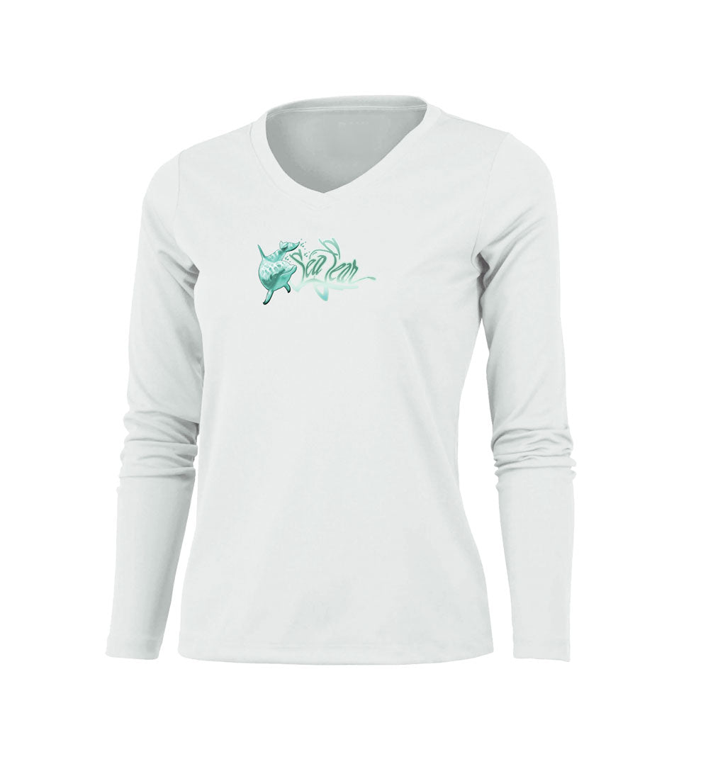 Dolphins V-Neck Performance Tee